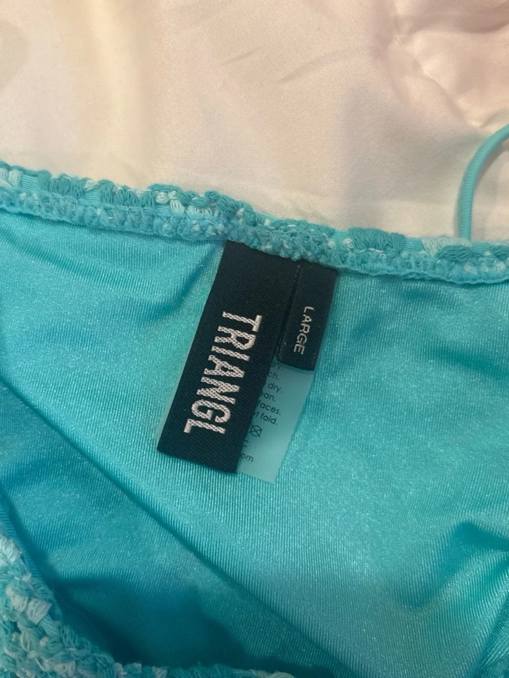 triangl swimwear Aqua Crochet Bikini Bottom